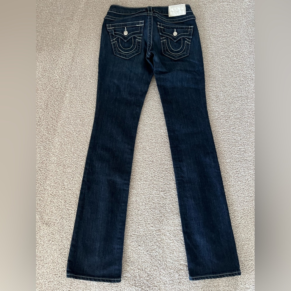 True Religion Billy Disco Crystal Button Bootcut Jeans – Size 25 - Picture 5 of 14